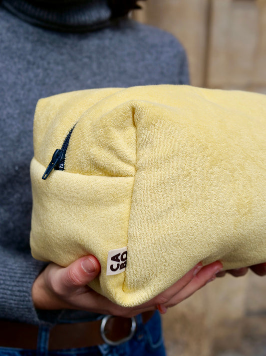 GRANDE TROUSSE DE TOILETTE EN COTON ÉPONGE BIO - CABO